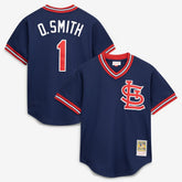 Ozzie Smith St. Louis Cardinals Mitchell & Ness Authentic Batting Practice Jersey - MLB Jerseys