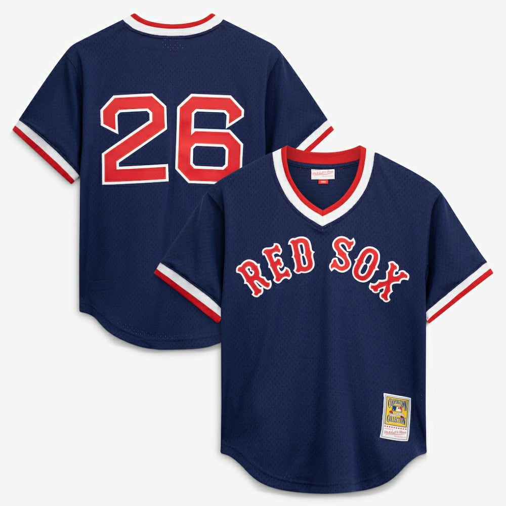 Wade Boggs Boston Red Sox Mitchell & Ness Authentic Batting Practice Jersey - MLB Jerseys