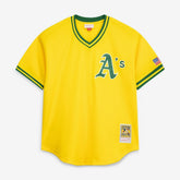 Rickey Henderson Athletics Mitchell & Ness Authentic Batting Practice Jersey - MLB Jerseys
