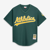 Rickey Henderson Athletics Mitchell & Ness Authentic Batting Practice Jersey - MLB Jerseys