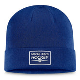 Toronto Maple Leafs Fanatics Authentic Pro Cuffed Knit Hat – Blue - NHL Hats