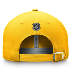 Nashville Predators Fanatics Authentic Pro Prime Adjustable Hat – Gold - NHL Hats