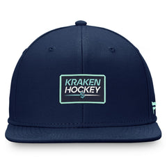 Seattle Kraken Fanatics Authentic Pro Prime Snapback Hat – Deep Sea Blue - NHL Hats