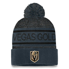 Vegas Golden Knights Fanatics Authentic Pro Cuffed Knit Hat with Pom - NHL Hats