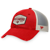 Tampa Bay Buccaneers Heritage Patch Trucker Adjustable Hat | NFL Outlet