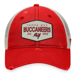 Tampa Bay Buccaneers Heritage Patch Trucker Adjustable Hat | NFL Outlet