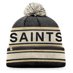 New Orleans Saints Heritage Cuffed Knit Hat with Pom | NFL New