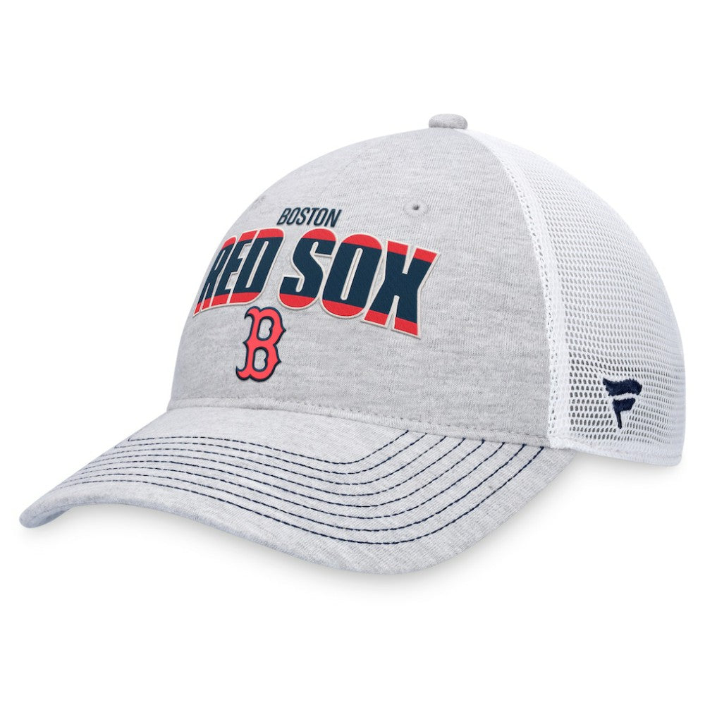 Boston Red Sox Fanatics Logo Trucker Adjustable Hat - MLB Hats