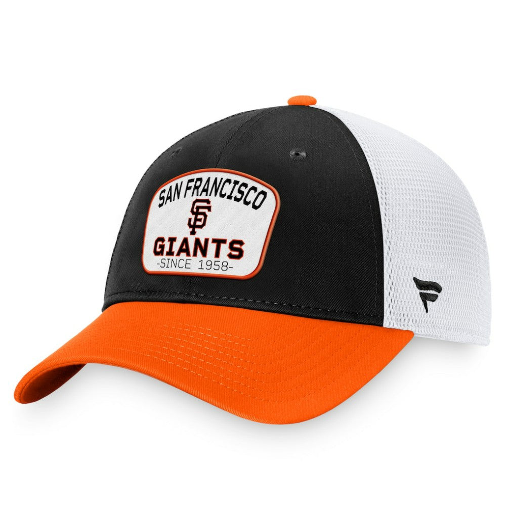 San Francisco Giants Fanatics Two-Tone Patch Trucker Adjustable Hat - MLB Hats