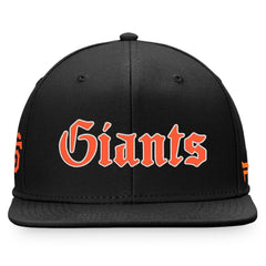 San Francisco Giants Fanatics Gothic Script Fitted Hat - MLB Hats