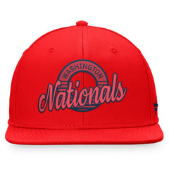 Washington Nationals Fanatics Circle Script Snapback Hat - MLB Hats