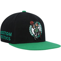 Black/Green Boston Celtics Side Core 2.0 Snapback Hat | NBA