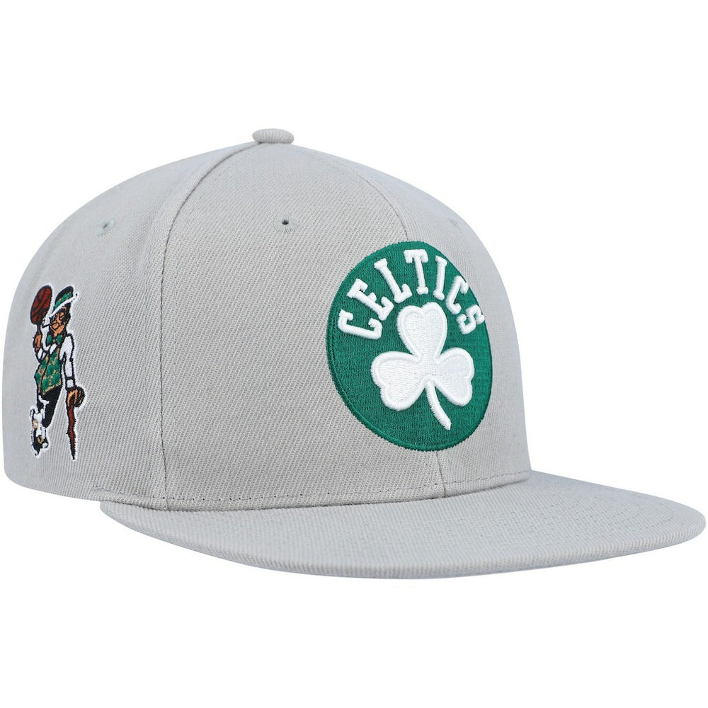 Gray Boston Celtics Side Core 2.0 Snapback Hat | NBA