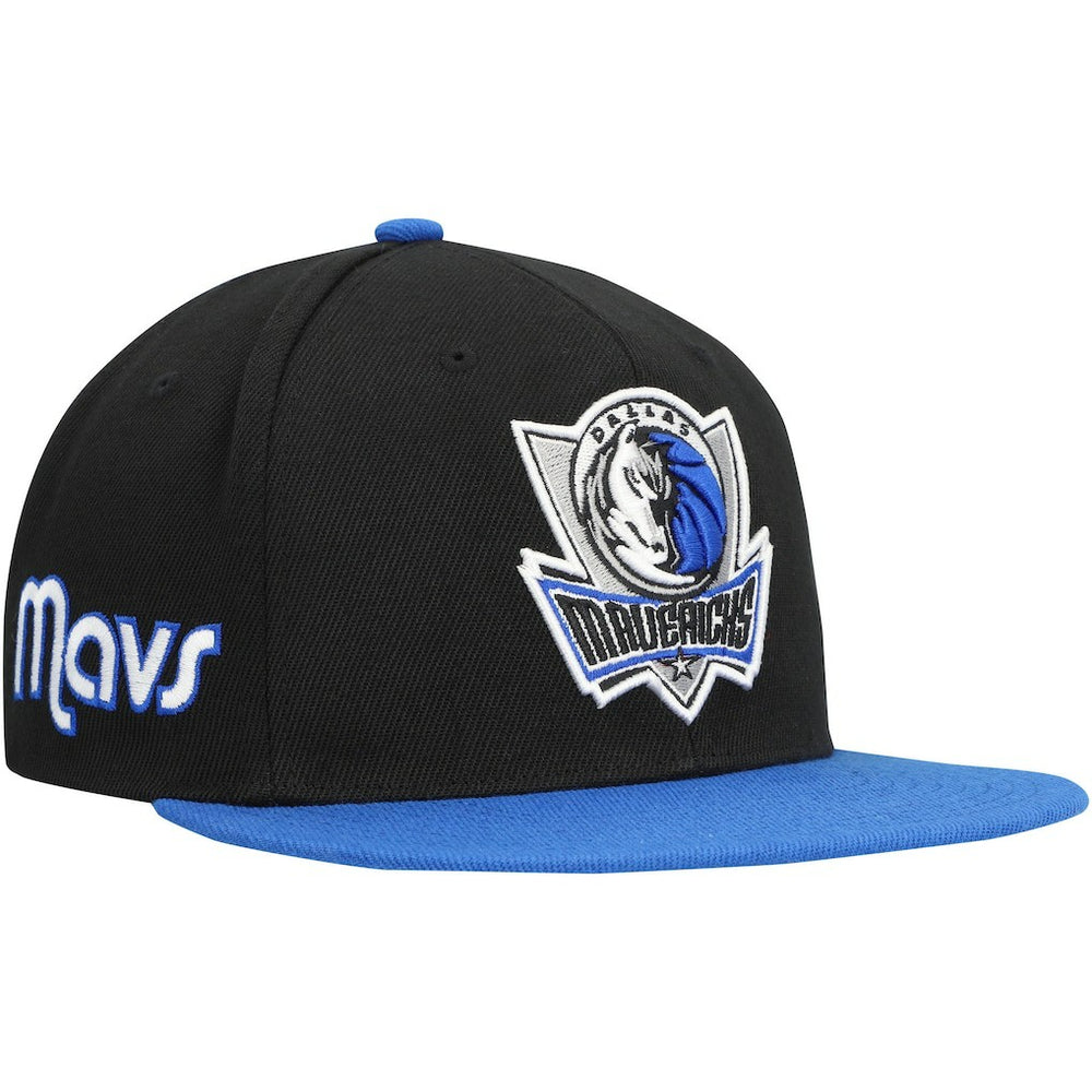 Black/Royal Dallas Mavericks Side Core 2.0 Snapback Hat sale | NBA