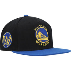 Black/Royal Golden State Warriors Side Core 2.0 Snapback Hat sale | NBA