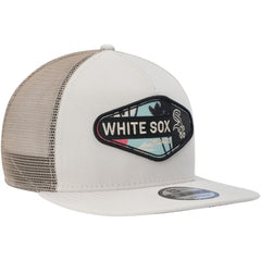 Chicago White Sox New Era Retro Beachin' Patch A-Frame Trucker 9FIFTY Snapback Hat - MLB Hats