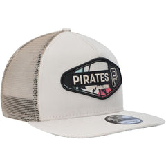 Pittsburgh Pirates New Era Retro Beachin' Patch A-Frame Trucker 9FIFTY Snapback Hat - MLB Hats