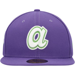 Atlanta Braves New Era Lime Side Patch 59FIFTY Fitted Hat - MLB Hats