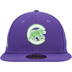 Chicago Cubs New Era Lime Side Patch 59FIFTY Fitted Hat - MLB Hats