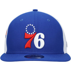 Royal Philadelphia 76ers Pop Panels 9FIFTY Snapback Hat | NBA