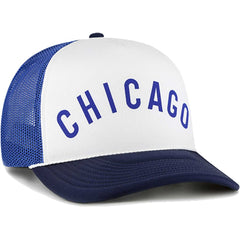Chicago Cubs '47 Foam Front Script Trucker Snapback Hat - MLB Hats
