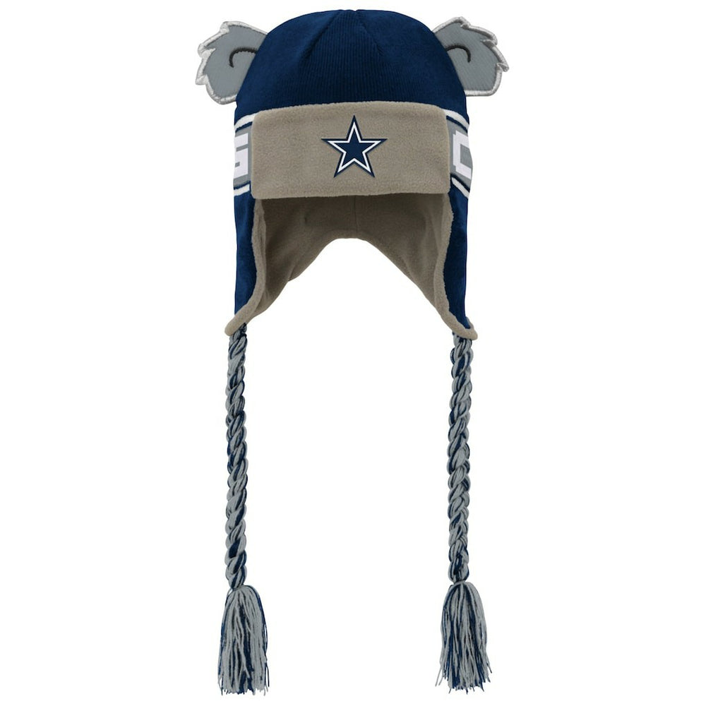 Dallas Cowboys Youth Wordmark Ears Trooper Knit Hat | NFL New