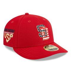 San Diego Padres New Era 2023 Fourth of July Low Profile 59FIFTY Fitted Hat - MLB Hats