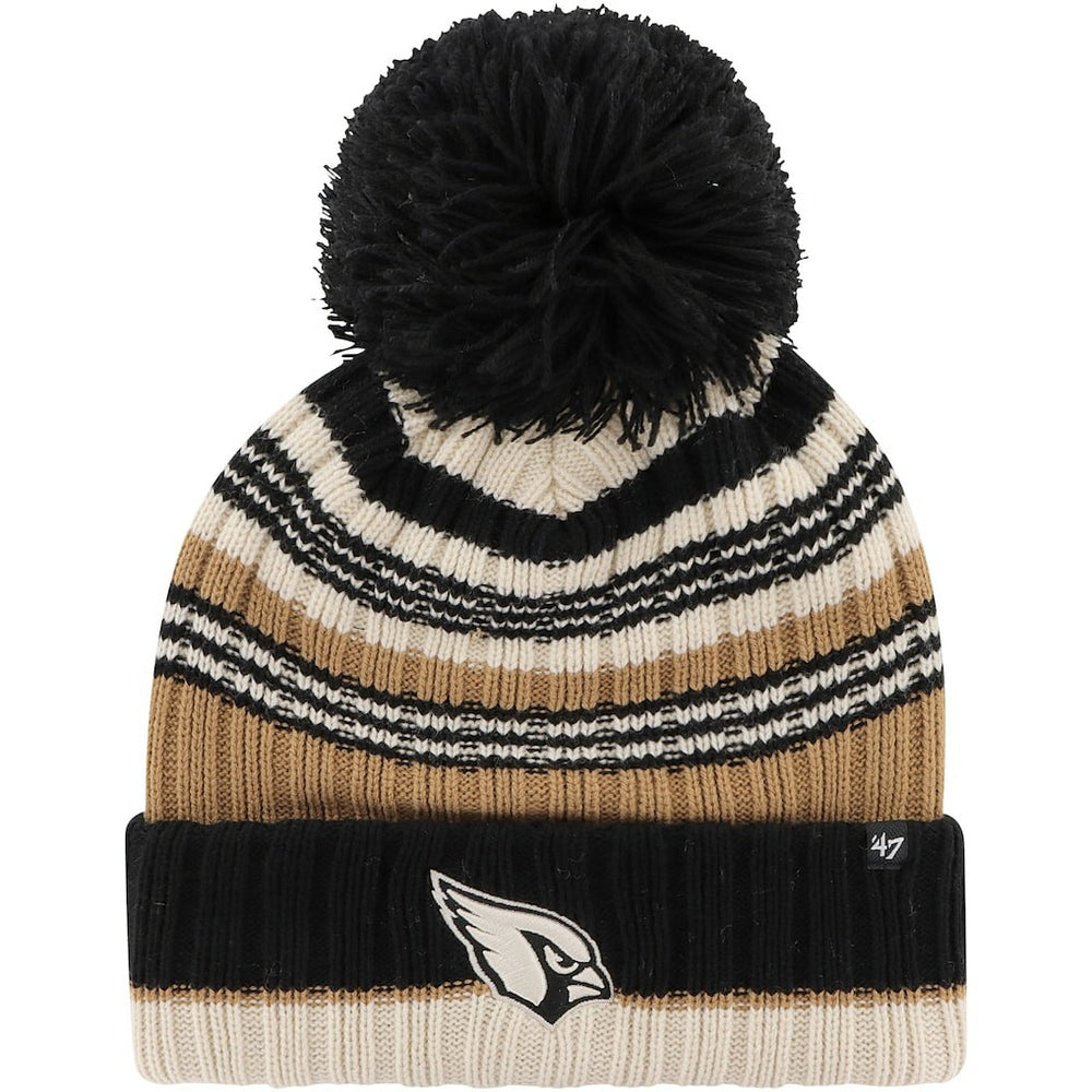 Arizona Cardinals '47 Women's Barista Cuffed Knit Hat with Pom | NFL US