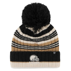 Cleveland Browns '47 Women's Barista Cuffed Knit Hat with Pom | NFL On sale