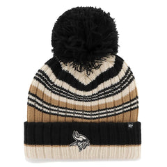 Minnesota Vikings '47 Women's Barista Cuffed Knit Hat with Pom | NFL New