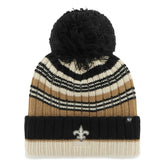 New Orleans Saints '47 Women's Barista Cuffed Knit Hat with Pom | NFL Outlet