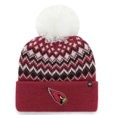Arizona Cardinals '47 Women's Elsa Cuffed Knit Hat with Pom | NFL Discount