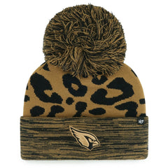 Arizona Cardinals '47 Women's Rosette Cuffed Knit Hat with Pom | NFL Outlet
