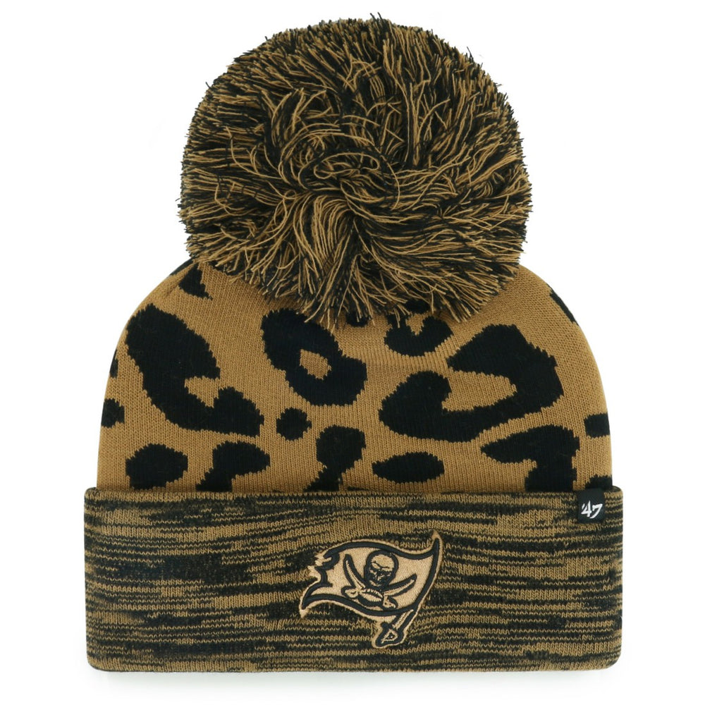 Tampa Bay Buccaneers '47 Women's Rosette Cuffed Knit Hat with Pom | NFL Hot