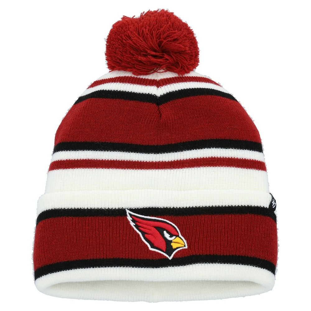 Arizona Cardinals '47 Youth Stripling Cuffed Knit Hat with Pom | NFL Discount