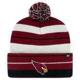 Arizona Cardinals '47 Powerline Cuffed Knit Hat with Pom | NFL Discount