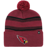 Arizona Cardinals '47 Fadeout Cuffed Knit Hat with Pom | NFL Outlet