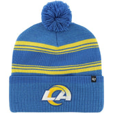 Los Angeles Rams '47 Fadeout Cuffed Knit Hat with Pom | NFL Online