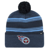Tennessee Titans '47 Fadeout Cuffed Knit Hat with Pom | NFL Outlet