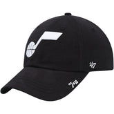 Black Utah Jazz '47 Women's Miata Clean Up Adjustable Hat | NBA