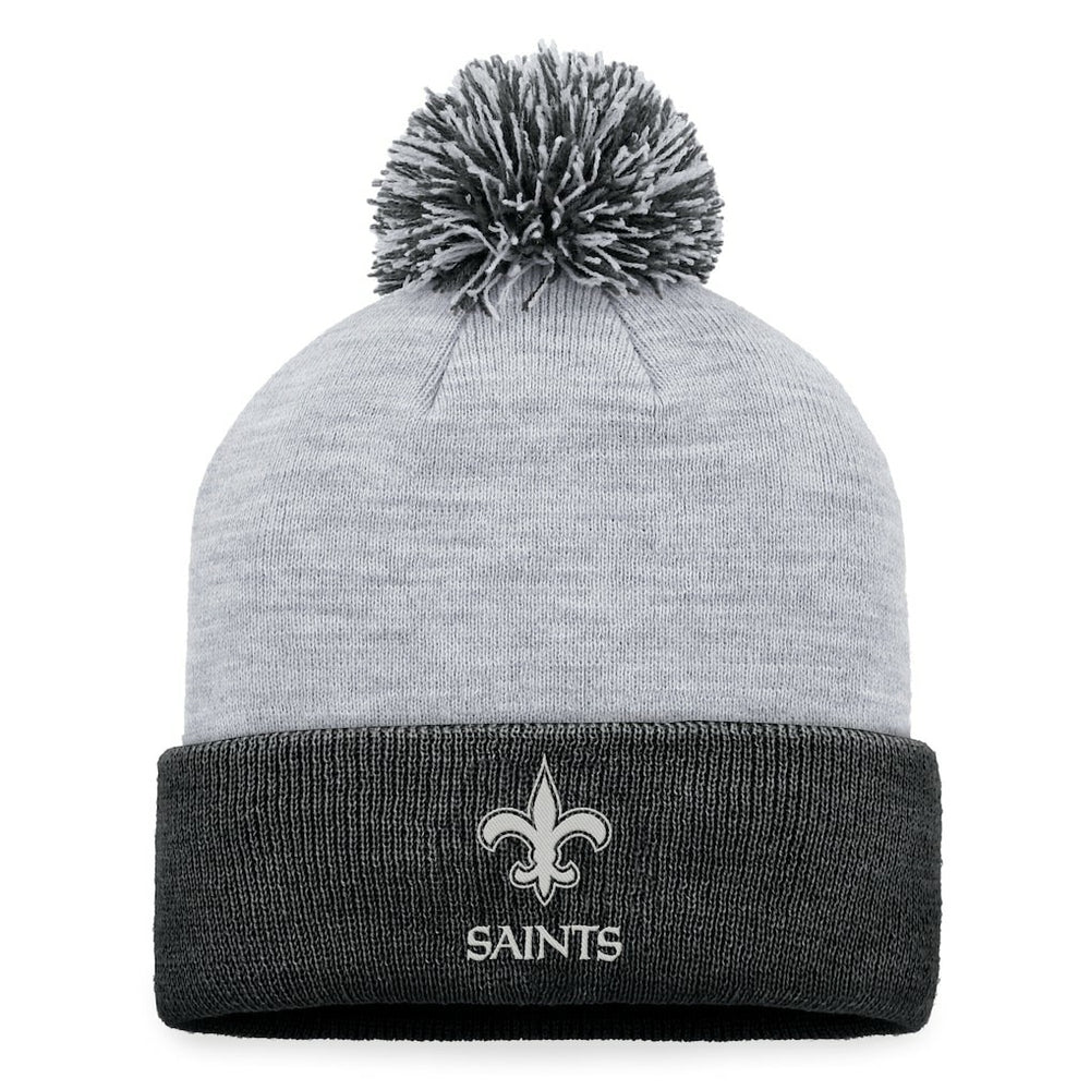New Orleans Saints Women's Cuffed Knit Hat with Pom | NFL New