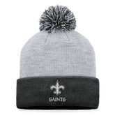 New Orleans Saints Women's Cuffed Knit Hat with Pom | NFL New