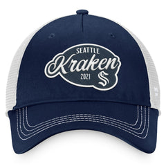 Seattle Kraken Fanatics Women's Fundamental Trucker Adjustable Hat - NHL Hats