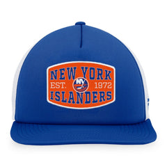 New York Islanders Fanatics Foam Front Patch Trucker Snapback Hat - NHL Hats