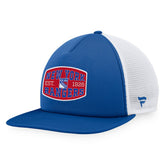 New York Rangers Fanatics Foam Front Patch Trucker Snapback Hat - NHL Hats