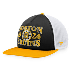 Boston Bruins Fanatics Heritage Vintage Foam Front Trucker Snapback Hat - NHL Hats