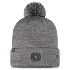 Vegas Golden Knights Fanatics Authentic Pro Home Ice Cuffed Knit Hat with Pom - NHL Hats