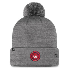 Washington Capitals Fanatics Authentic Pro Home Ice Cuffed Knit Hat with Pom - NHL Hats