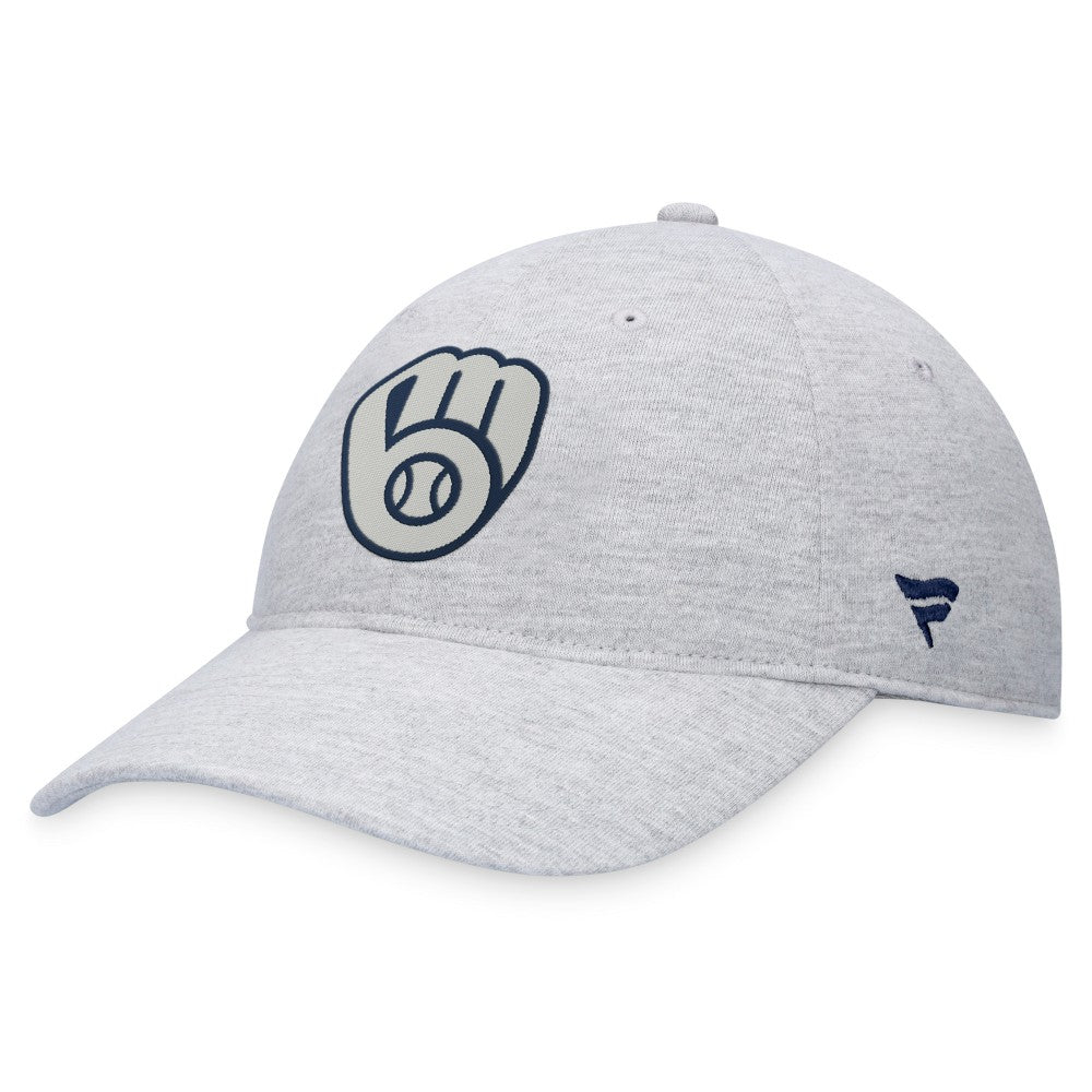 Milwaukee Brewers Fanatics Logo Adjustable Hat - MLB Hats