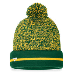 Athletics Fanatics Space-Dye Cuffed Knit Hat with Pom - MLB Hats